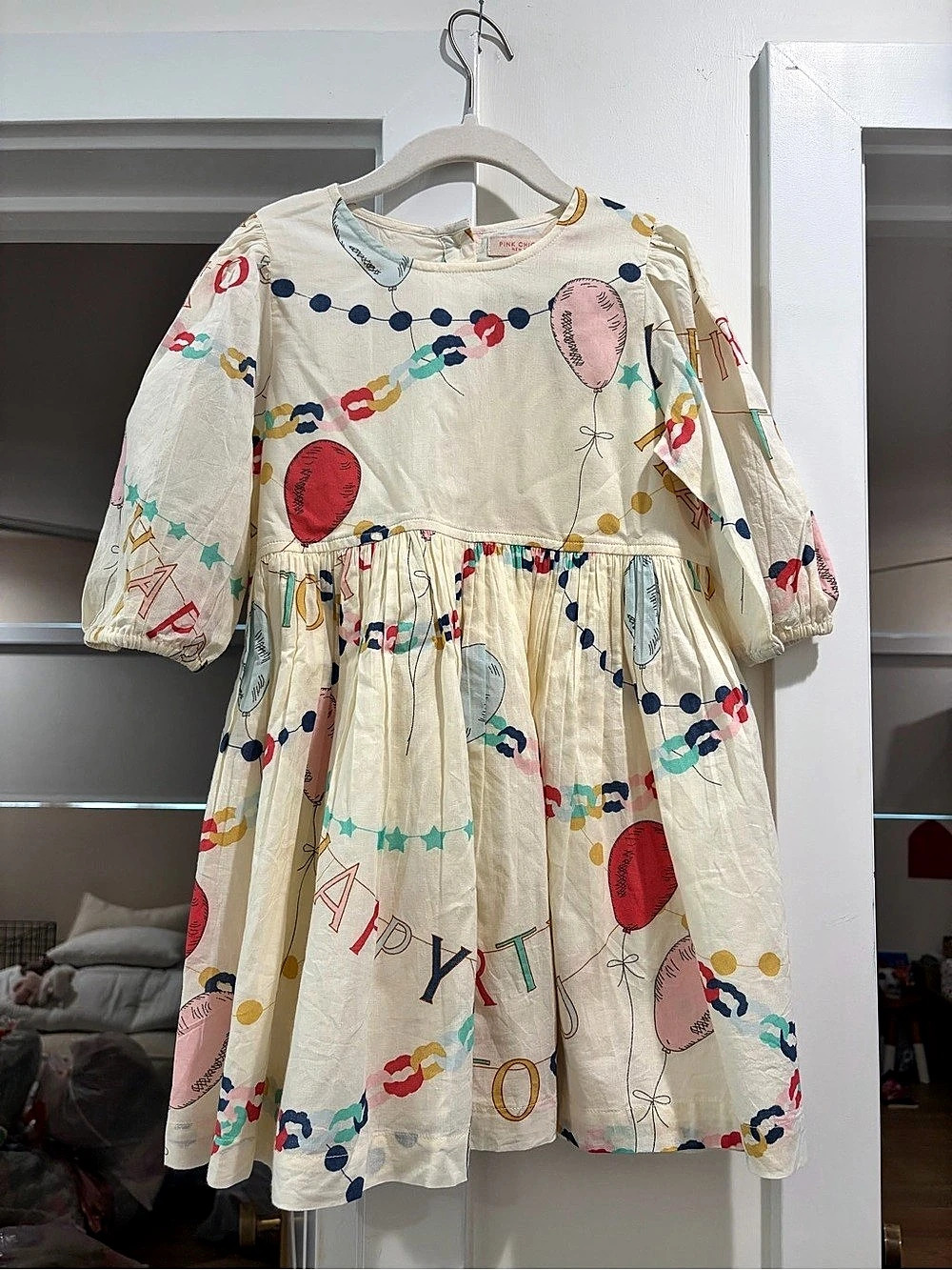 Pink Chicken Girls Stevie Puff Sleeve Dress - Balloon Bunches Stevie Puff Sleeve